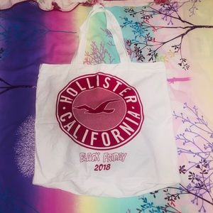 HOLLISTER cotton tote bag (used)